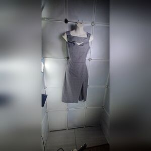 Skirt jumper gray plax , pink. Pencil bottom